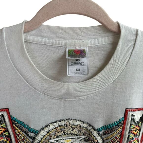 Vintage Moxie Alley Native American Fruit of the Loom Tee Men’s XL USA Made - Picture 7 of 10